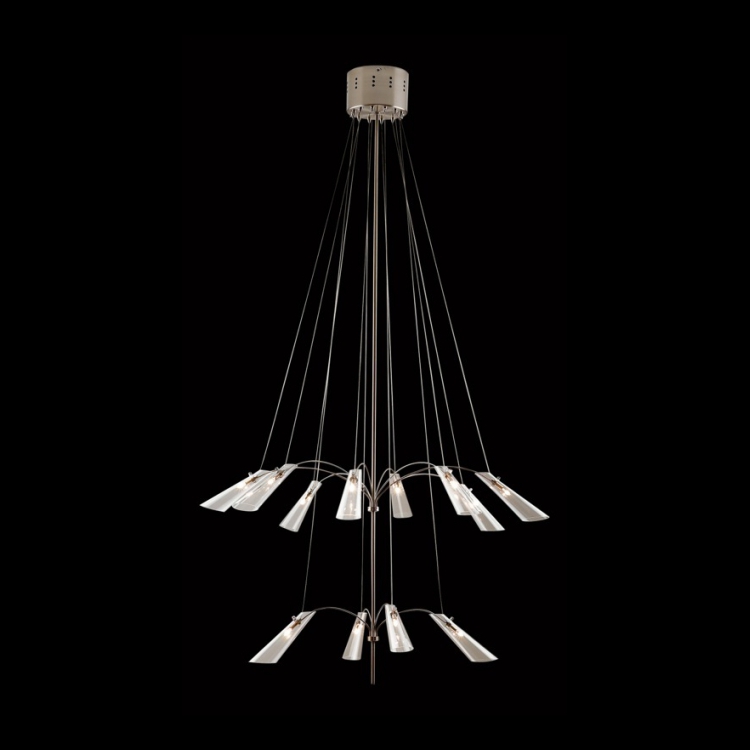 K Light N-MX0163-12 Halogen Glass Pendant