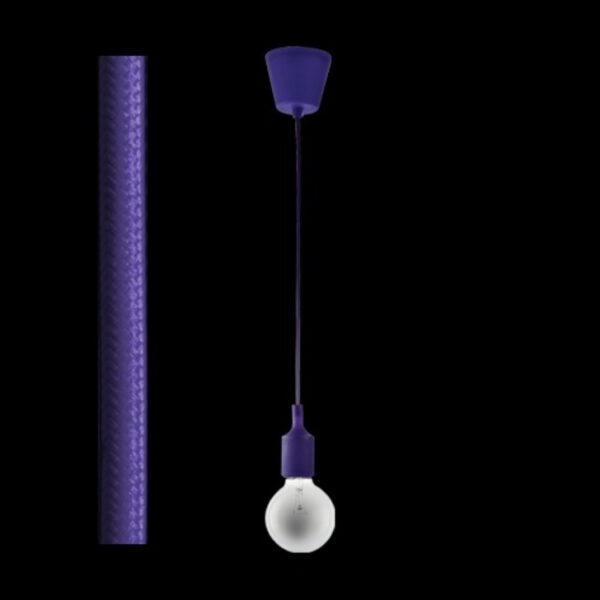 K Light DA-KLCH-777/PUR Fabric Cable Pendant