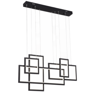 Brightstar CH517 Sand Black Aluminium and Acrylic LED Fitting