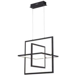 Brightstar CH519 Sand Black Aluminium and Acrylic LED Fitting with Moveable Arms