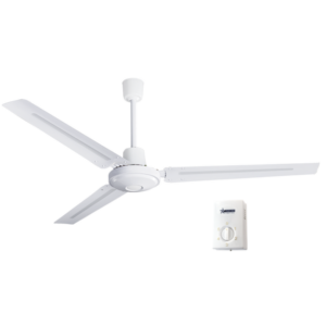 Brightstar FCF072 WHITE Industrial Metal Fan with Metal Blades