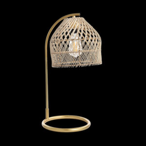 K Light E-KLT-610 Rattan Table Lamp