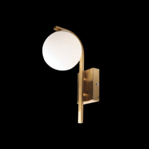 K Light KLW-735/GD G9 Curved Wall Light