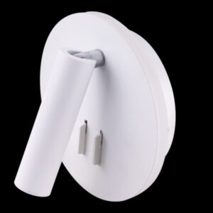 K Light MB-140/WH LED Round Wall Reading Light