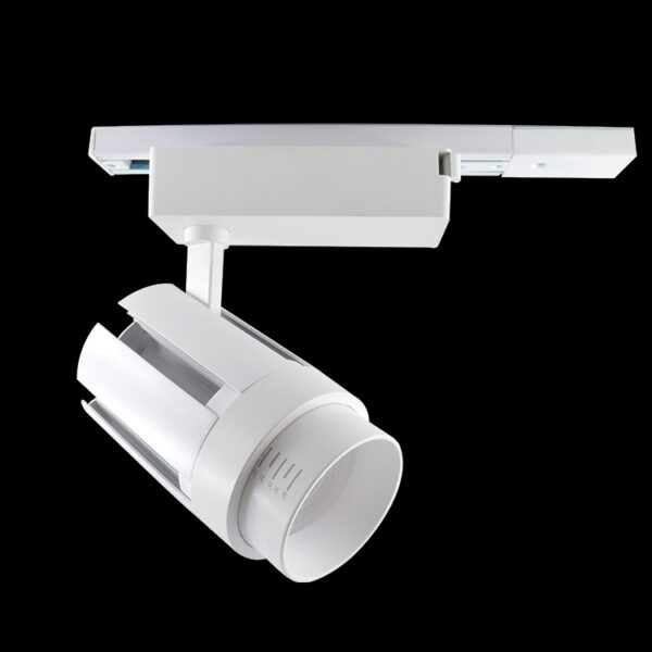 K Light P-530/WH LED COB White Spot Light Adjustable Beam for 3 Wire Track