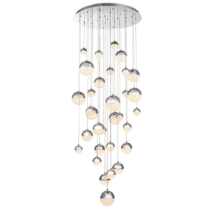 Brightstar PEN248/32 CHROME Stainless Steel and Acrylic Pendant Chrome
