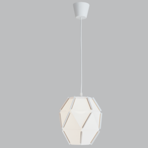 Brightstar PEN803 WHITE Plastic and Fabric Pendant