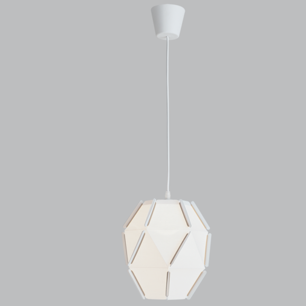 Brightstar PEN803 WHITE Plastic and Fabric Pendant