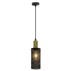 Brightstar PEN873/1 BK/GD Metal Pendant