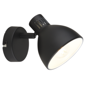 Brightstar S420/1 BLACK Metal Spotlight