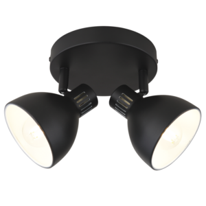 Brightstar S420/2 BLACK Metal Spotlight