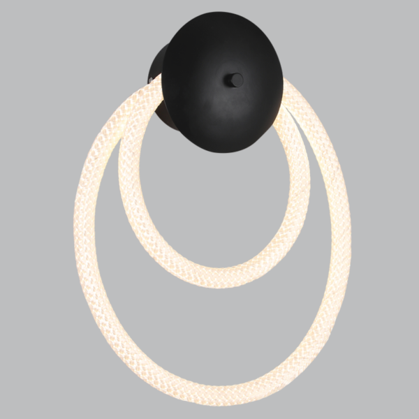 Brightstar WB376 LED Metal Wall Bracket with Flexible Woven Tubing