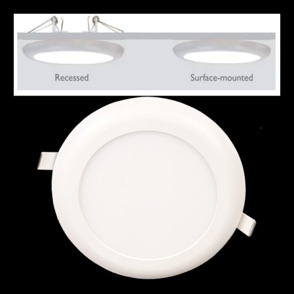 K Light LED-18-D/CW LED SMD Round Mini Panel Light