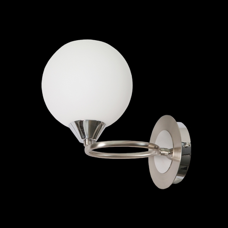 K Light T-KLW-60723/1 Flower Luxury Round Glass Wall Light