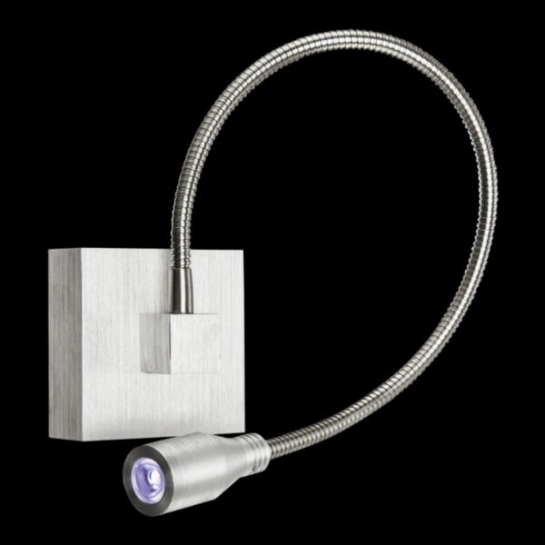 K Light X-MB1216P/AL COB LED Square Base Flexi Reading Light