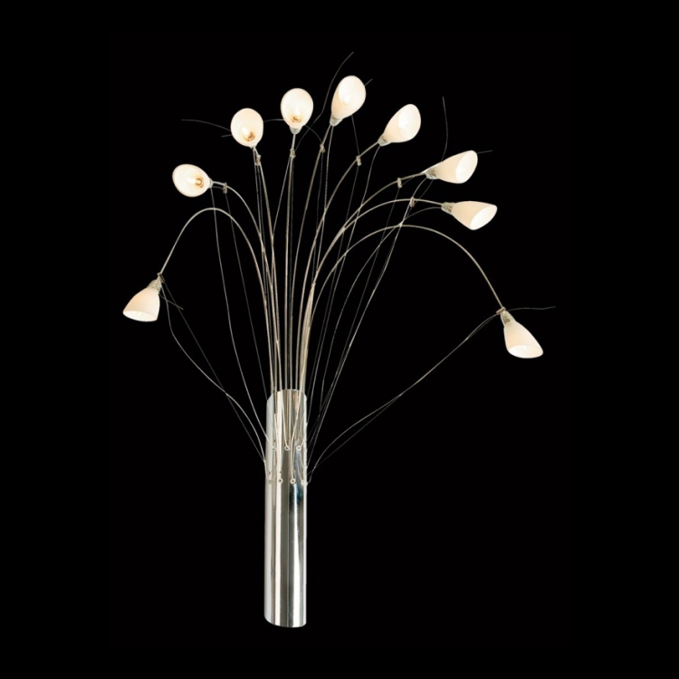 K Light Z-B001A/9 CL Wind 9 Cup Glass Wall Light