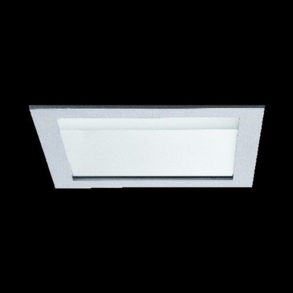 K Light DG-950305/S-26W PLC Compact Fluorescent Silver Square Recessed Down Light