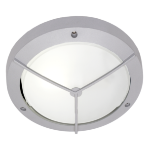Brightstar BH050 SILVER Die Cast Aluminium with Frosted Glass