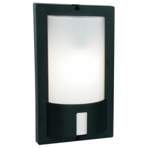 Brightstar BH061 BLACK Die Cast Aluminium with White Polycarbonate Cover