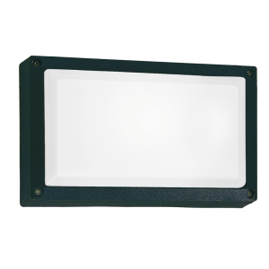 Brightstar BH075 BLACK Die Cast Aluminium with White Polycarbonate Cover