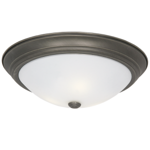 Brightstar CF8206 ANTIQUE Metal Base with Frosted Glass (Small)