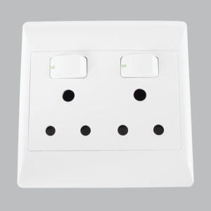 Brightstar EPL321 WHITE 16 AMP Double Plug – 4 X 4