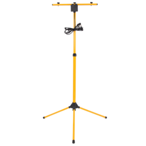 Brightstar FL009 YELLOW/BLACK Two Head Metal Floodlight