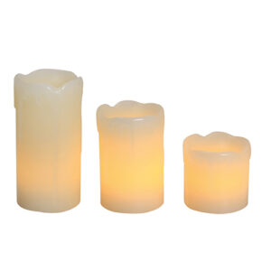 Eurolux H151 LED Flameless Candle Set Dripping 3PC