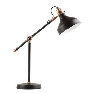 Eurolux RT75 Table Lamp Steel Black & Copper