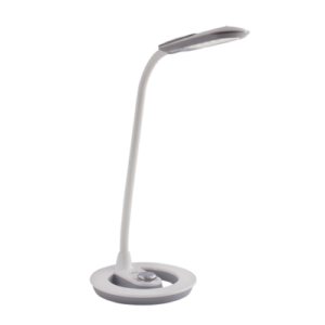 Brightstar TL026 WHITE LED Desk Lamp with Touch Sensor Switch and Dimmer