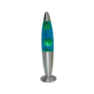 Brightstar TL108 Yellow & Blue Lava Lamp with Silver Base