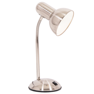 Brightstar TL312 Satin Chrome Desk Lamp with Switch