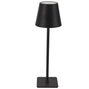 Brightstar TL660 BLACK Rechargeable LED Table Lamp with Touch Control and Type C USB Cable