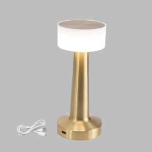 Brightstar TL666 ANTIQUE Rechargeable Metal Table Lamp