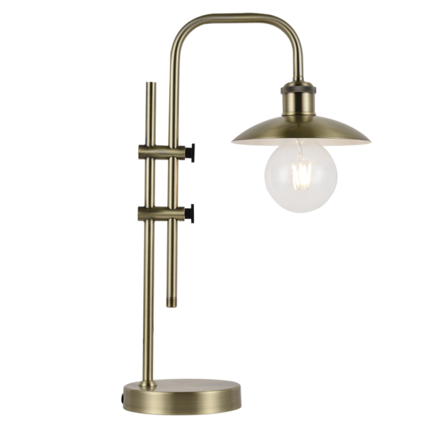 Brightstar TL673 ANTIQUE Metal Table Lamp