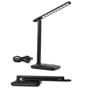 Brightstar TL701 BLACK Multi-functional Rechargeable Folding Desk Lamp