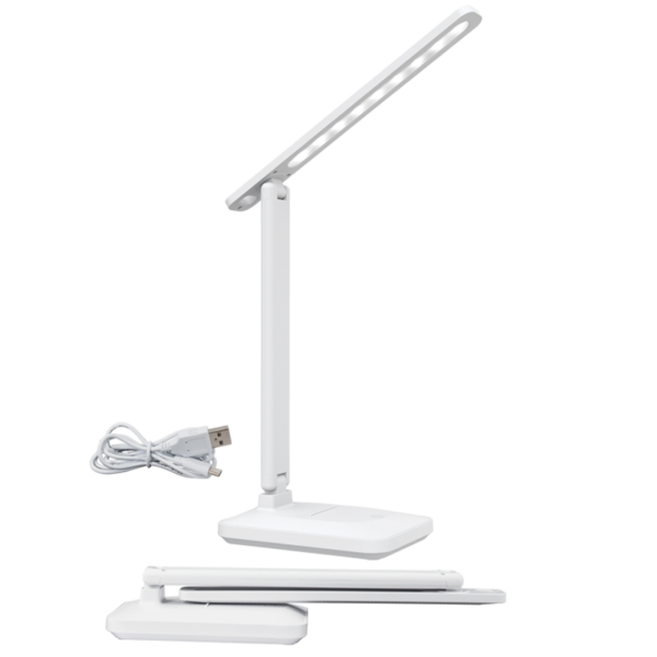 Brightstar TL702 WHITE Multi-functional Rechargeable Folding Desk Lamp