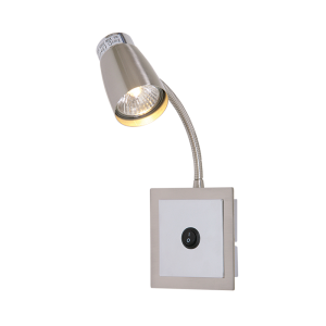 Brightstar WB2023 Satin and Polished Chrome Wall Fitting