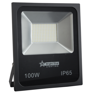 Brightstar FL045 BLACK Die Cast Aluminum Flood Light with Tempered Glass Lens