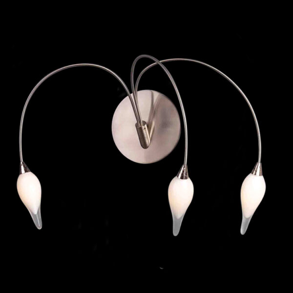 K Light J-MW2053/3 Medium 3 Drop Glass Wall Light