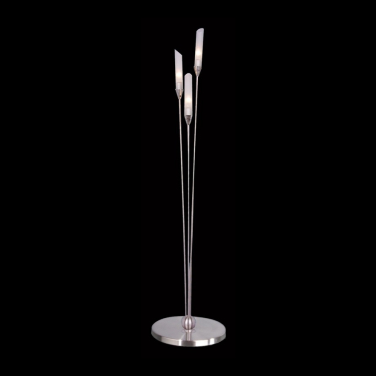 K Light J-MT2037A/3 Tube Glass Table Lamp with hand Dimmer