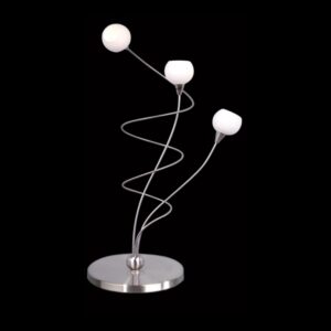 K Light J-MT2039/3 Ball Glass Table Lamp with hand Dimmer