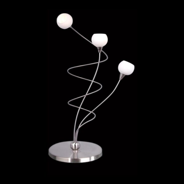 K Light J-MT2039/3 Ball Glass Table Lamp with hand Dimmer