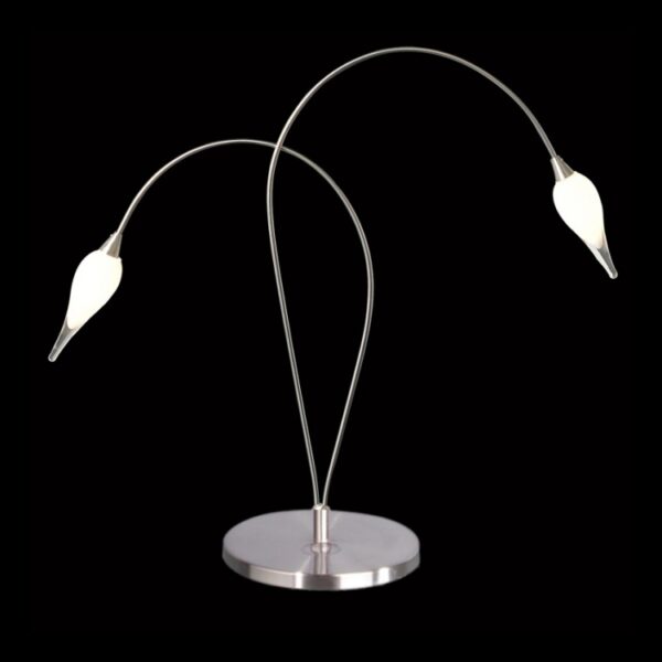 K Light J-MT2053A/2 Drop Glass Table Lamp with hand Dimmer