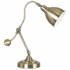 Brightstar TL819 Antique Brass Table Lamp