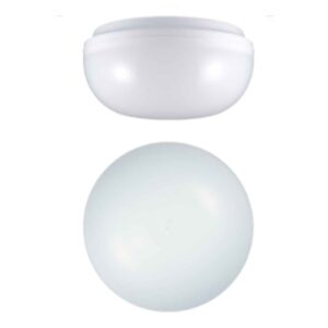 Prism XAVIERHIGHDOME0016B Bathroom Techno-Polymer Ceiling Mount