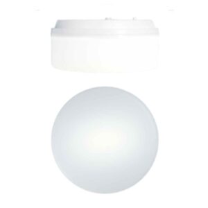 Prism XAVIERHIGHFLAT0016B Bathroom Techno-Polymer Ceiling Mount