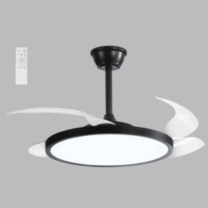 Brightstar FCF106 Black Fan with Retractable Blades
