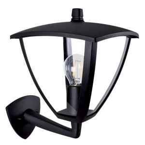 Brightstar L051 BLACK 4 Panel Die Cast Aluminium Wall Light