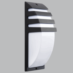 Brightstar L236 BLACK Die Cast Aluminium with White Perspex Cover